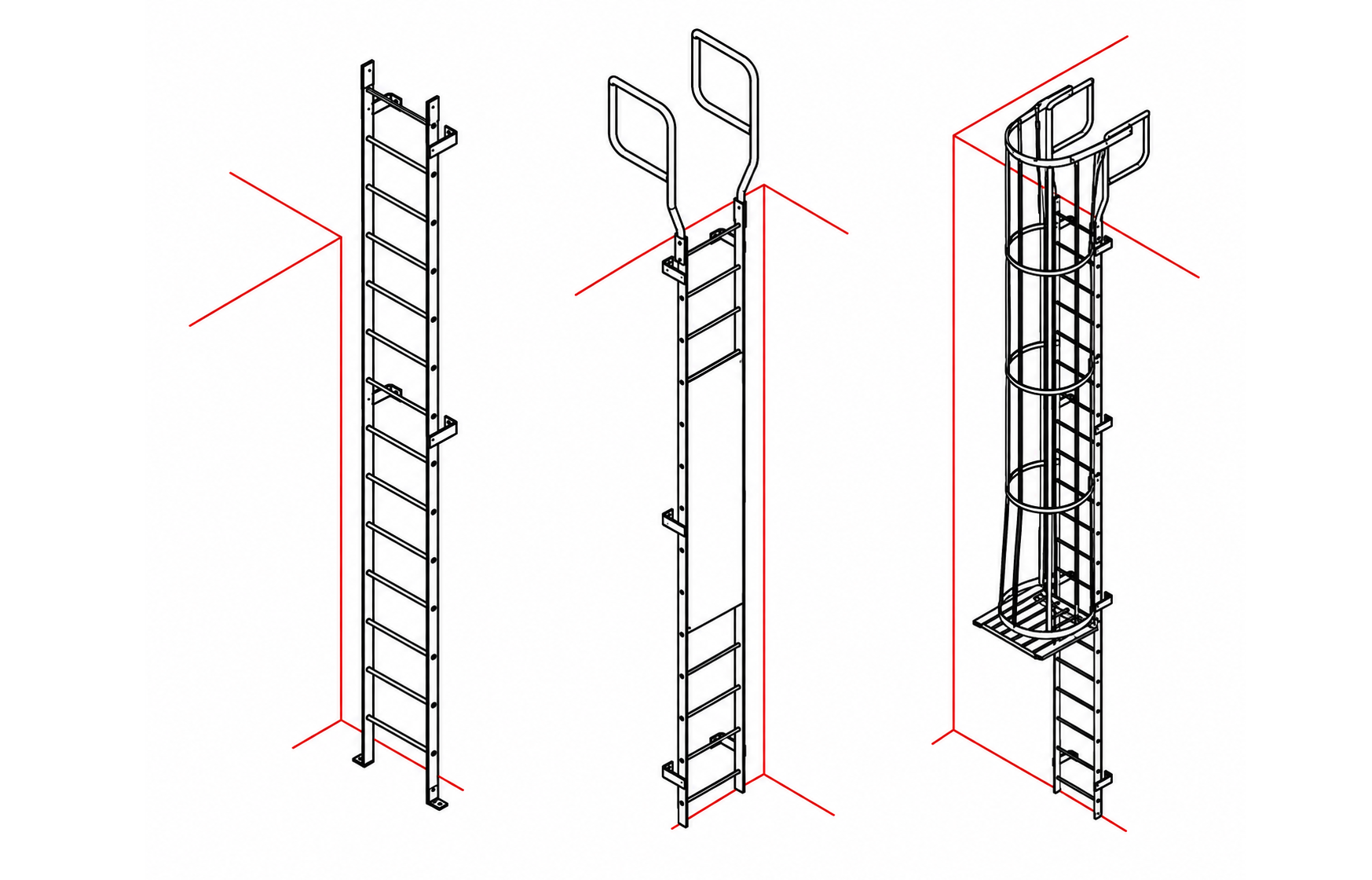 wildeck-caged-ladders