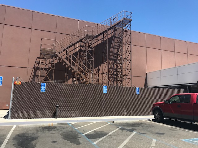 california rooftop access stairs